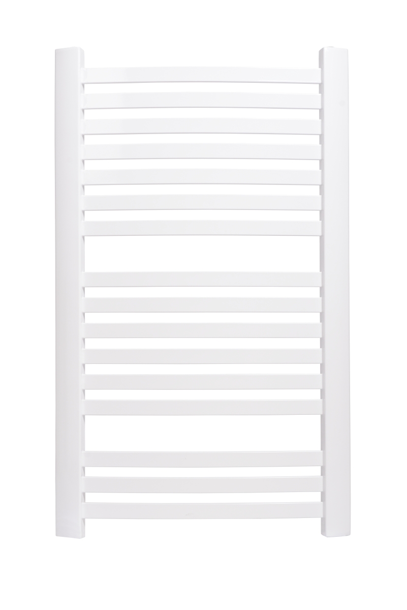 Diamantový 653 W vodný kúpeľňový radiátor 470 x 1580 mm biely